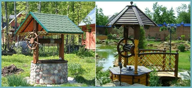 как сделать оголовок колодца
